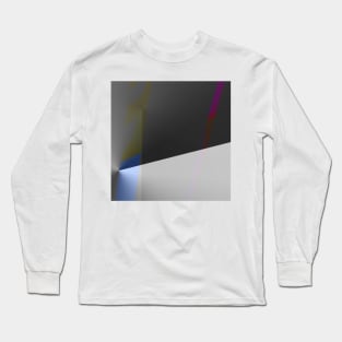 grey black texture art Long Sleeve T-Shirt